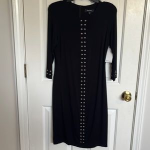 Karen Kane Silver Studded Sheath Dress